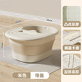 Collapsible foot soak bucket - portable, thickened foot bath basin for home use - calf-height, insulated foot washing basin - dropshipping available