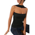 spring/summer new arrival: cross-border women's fashion - trendy, instagram-worthy bandeau top with unique backless design and figure-hugging camisole