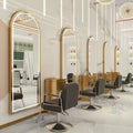 Hairdressing mirror, hair salon special, hair salon mirror, popular led single-sided luminous wall-mounted smart mirror