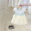 【dropshipping】girls' summer dress  new style chic kids baby lightweight princess dress first birthday dress