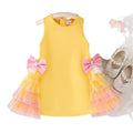 Children's clothing shein cross-border girl suit yellow dress baby girl suit