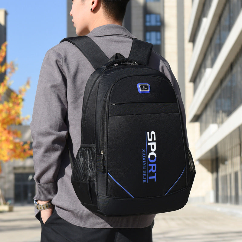 New business backpack Oxford cloth travel bag wear-resistant backpack trend computer bag leisure student schoolbag