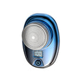 Custom mini electric shaver - portable home & travel razor for men - washable digital display beard trimmer