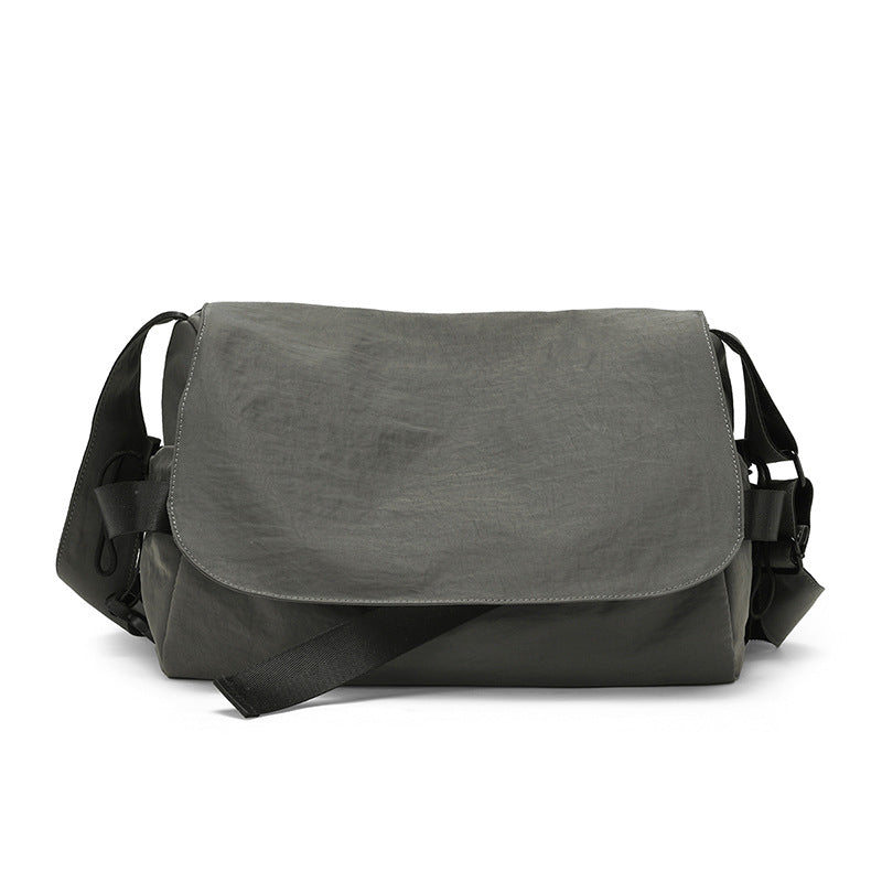 New men's messenger bag trendy college student large-capacity computer bag Japanese casual versatile small satchel shoulder bag