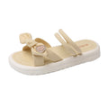 New spring/summer korean style women's sweet heart & rhinestone butterfly slides - versatile one-strap sandals for beach & everyday wear