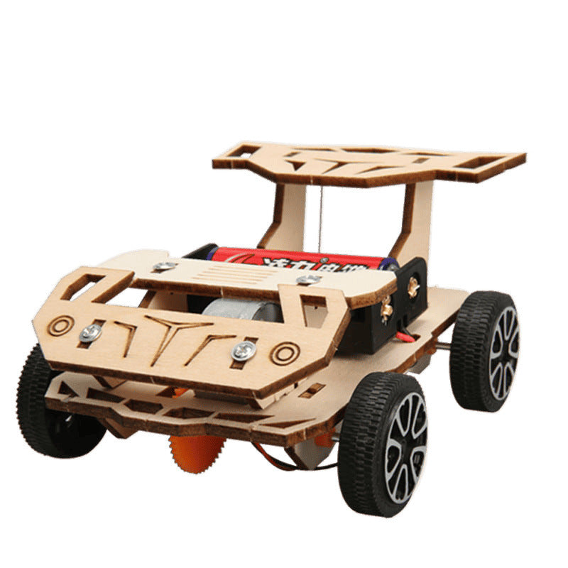 Primary school children's handmade technology production wireless remote control racing DIY creative science experimental materials brain pack 6