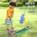 Kids' golf set - indoor/outdoor pull rod telescopic box - sports toy - parent-child interactive - realistic portable golf kit
