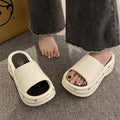 7 thick sole slippers for women summeroutwear soft bottom flip-flops slippers beach bath high heels niche style popular sandals