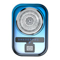 Mini electric shaver - compact, fast charging, portable beard trimmer for home, travel, and car use