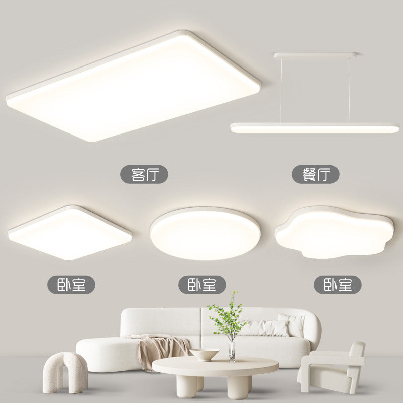 Cream wind living room light hall main light modern simple eye protection ceiling light bedroom light Zhongshan home improvement lighting fixtures