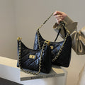 Classy texture chain bag for women retro quilted small fragrant style shoulder bag work clothingeasiest for matchfashion armpit bag