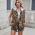 Wishfashion cross-border export women's clothing new arrival  independent station fashion leopard print vest vest tops
