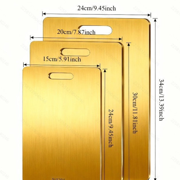 thickened 304 stainless steel cutting board kitchen chopping board fruit board panel rolling board chopping board factory