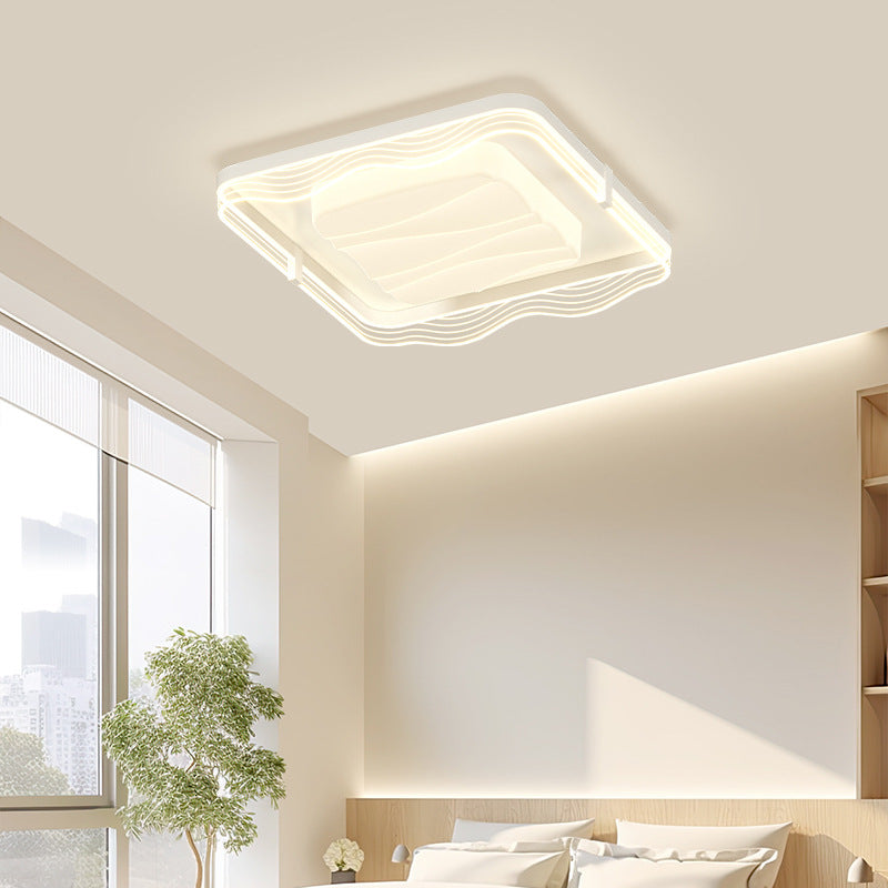 Cream wind living room light Modern simple atmosphere Full spectrum eye protection Ceiling light 2025 New whole house lighting package