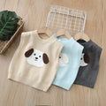 spring new children's knitted vest - cute sweater vest for boys and girls