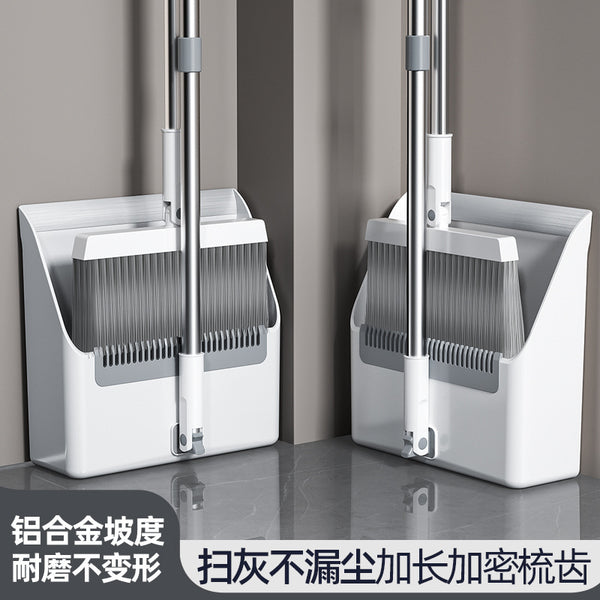 Broom set Household broom Dustpan combination Mop broom Non-stick hair Magic shave teeth Soft hair broom