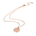 European and american fashion jewelry women's smooth round pendant heart lock necklace 18k gold necklace jewelry wholesale manufacturer