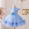 New arrival cross-border kids performance dress lace princess skirt festival tutu skirt gauze skirt first birthday dress performance costume