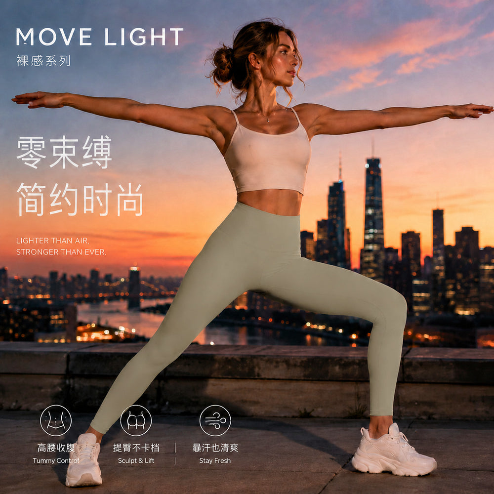 New high-waisted, seamless yoga leggings - barely-there feel, lifts your butt, no camel toe - perfect for running, fitness, and yoga (style 19108)