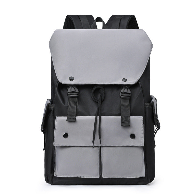 Casual men's backpack, high-end fashion travel backpack, commuter backpack, lightweight and burden-reducing computer bag