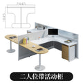 Saint li staff office desk 3/46 seater minimalist modern desk and chair creative partition employee desk workstation office furniture