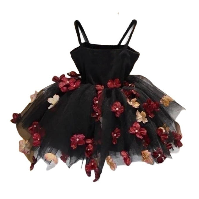 Girls' summer dress  new korean style bowknot suspender fairy tutu princess dress - super cute for little girls