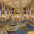 Professionally customized star-rated hotel carpet, banquet hall large area full coverage, reception conference hall wool nylon b1 carpet