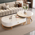 Gold frame * white cabinet (glossy off-white + glossy off-white)