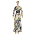 Amazon  african plus size women's vacation beach dress slimming tall maxi dress ruffle print dress