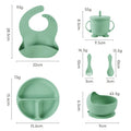 Green 6-piece set (without ears)