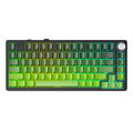 Sanju sg75 mechanical keyboard - rgb, tri-mode wireless (bluetooth), hot-swappable, side-printed, gaming, customizable, illuminated, esports