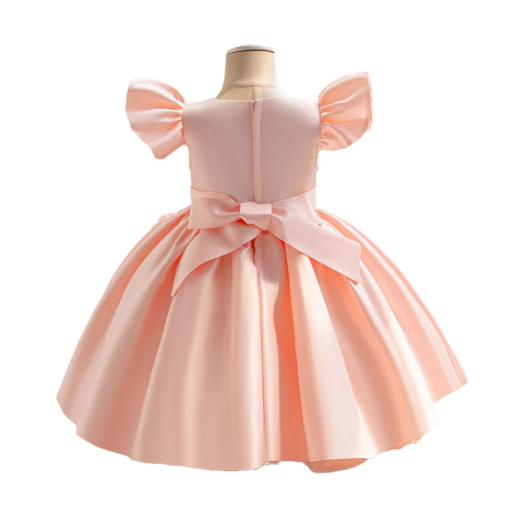 New in: ready-to-ship girls' formal dresses - floral print princess dress for piano recitals and special occasions