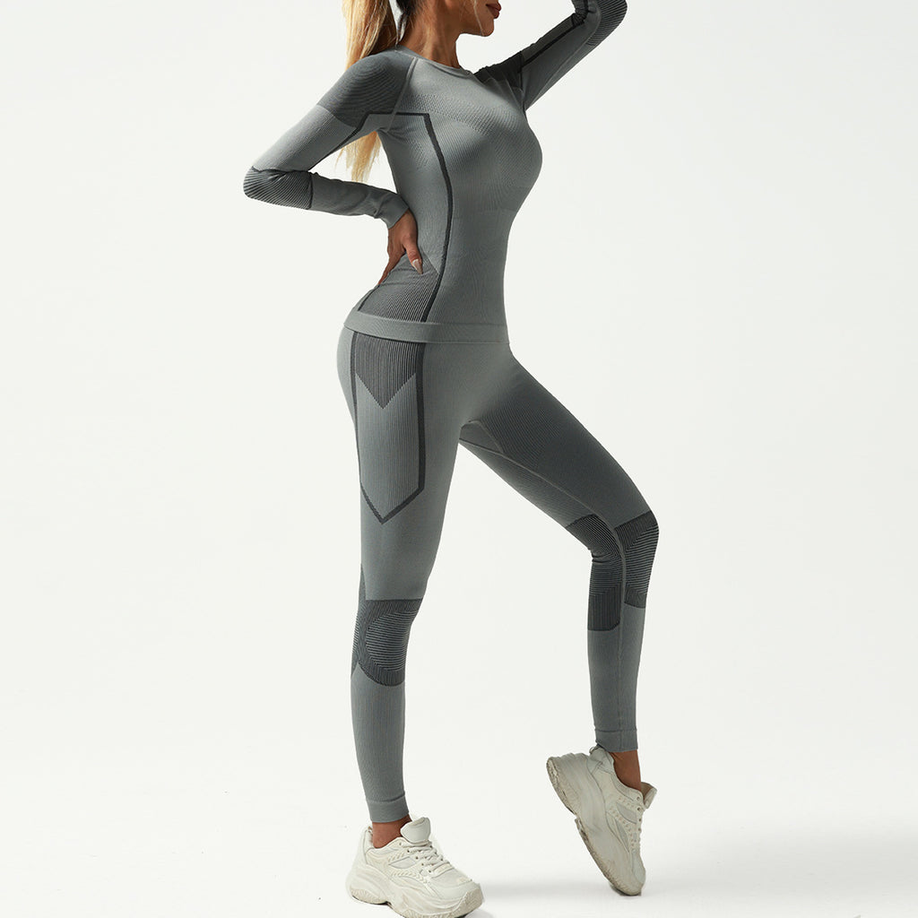 New outdoor skiing sportswear thickened tight quick-drying thermal underwear moisture-wicking compression primer set