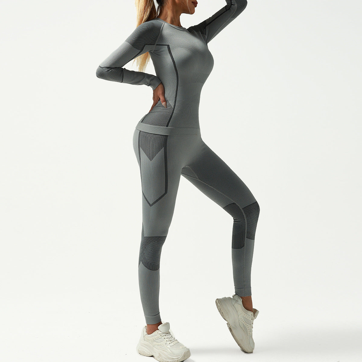 New outdoor skiing sportswear thickened tight quick-drying thermal underwear moisture-wicking compression primer set