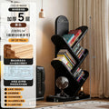 Solid wood bookshelf tree branch floor-standing bookcase storage rack living room wall bedside bedside table replacement bookshelf