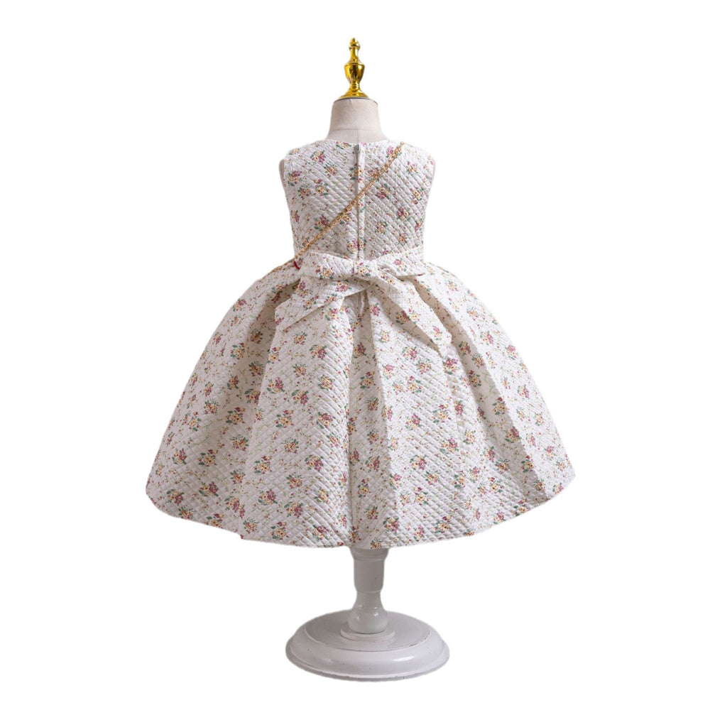 New arrival: three-piece children's formal outfit - chiffon long-sleeve princess dress for girls, perfect for birthday parties and baby showers
