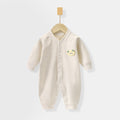 Baby pure cotton onesie, new autumn collection, long-sleeved romper for baby girls, infant and toddler crawler suit, newborn children's clothing