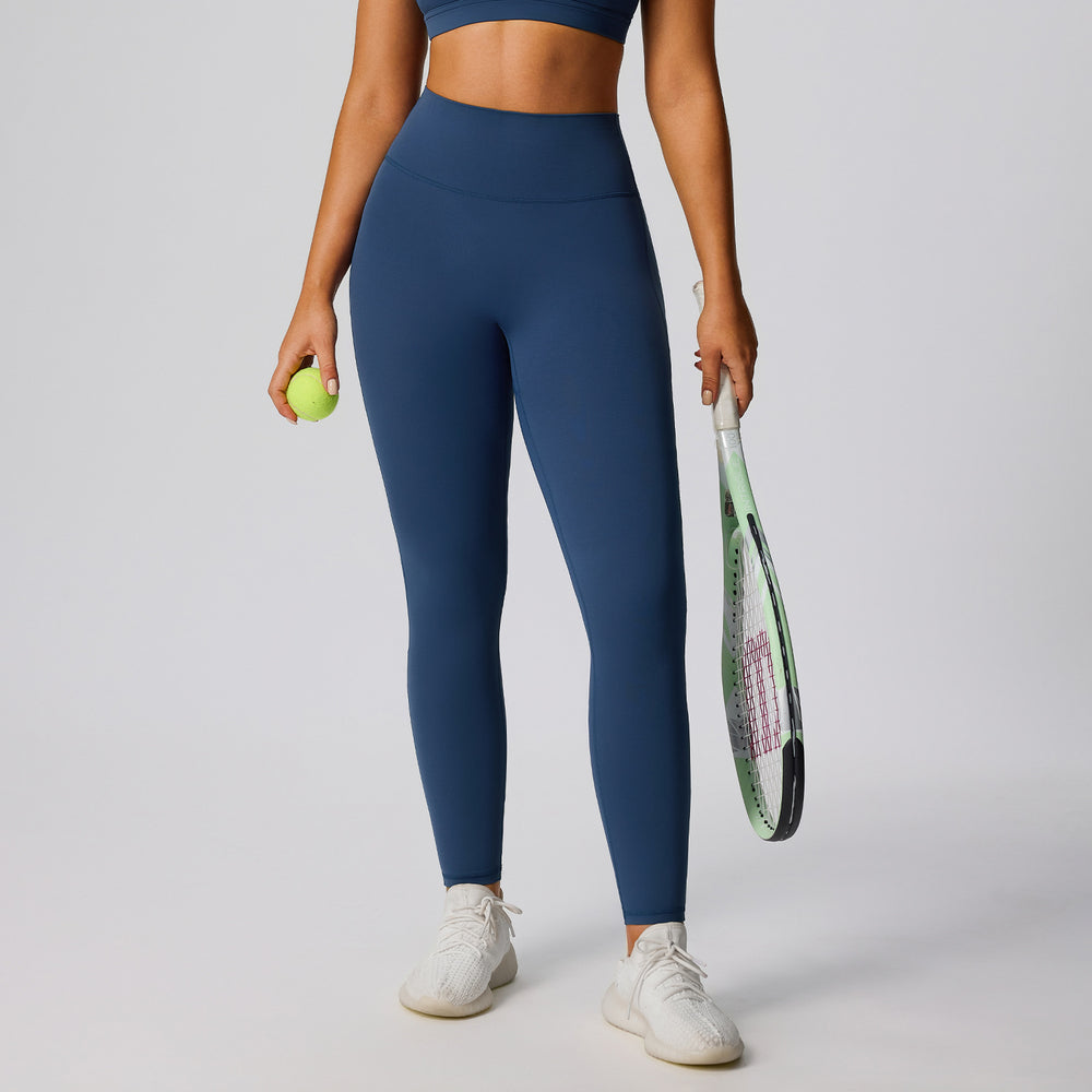 European and american new cloud-like fitness leggings for women - high waist, butt-lifting, tight-fitting, quick-drying, breathable, yoga pants for outdoor wear