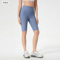 Spring/summer high-waisted tummy control yoga leggings - tight fit, butt-lifting, fitness capris - outdoor cycling & sports shorts for women (d25042)