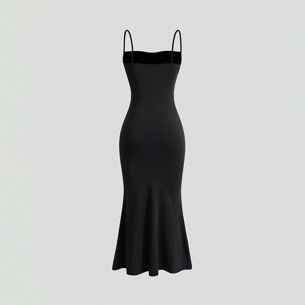 Amazon sexy halter dress - high waist, tie-waist, bodycon maxi dress - petite-friendly, seriously stunning