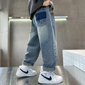 Boys' pants - spring/autumn collection  - new spring styles - big & tall sizes - dad jeans - boys' spring harem jeans - kids' denim pants