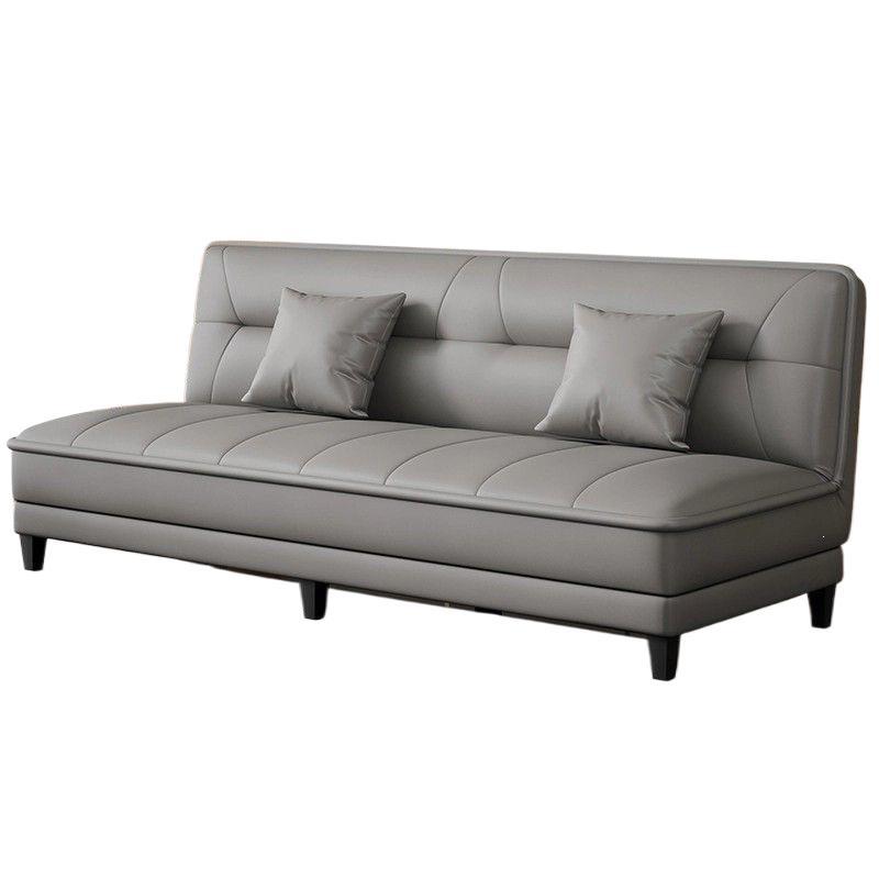 Foldable dual-purpose sofa bed, multi-functional small apartment living room straight-row sofa, rental house economical casual no-wash sofa