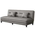 Foldable dual-purpose sofa bed, multi-functional small apartment living room straight-row sofa, rental house economical casual no-wash sofa