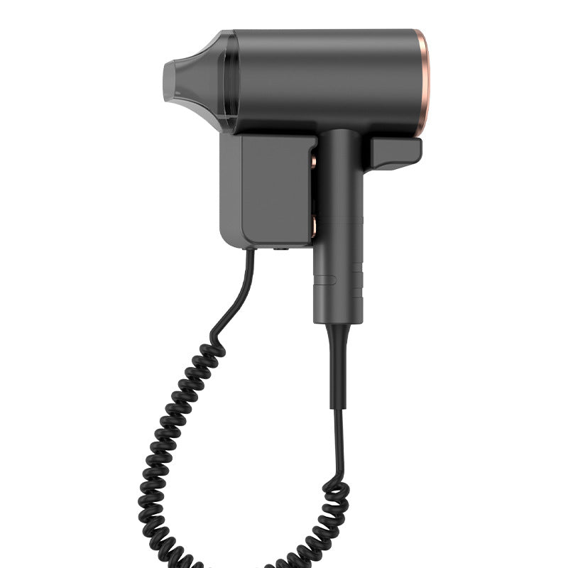 Hotel hair dryer, wall-mounted salon-style high-power hair dryer, punch-free design, home/dorm room high-speed hair dryer