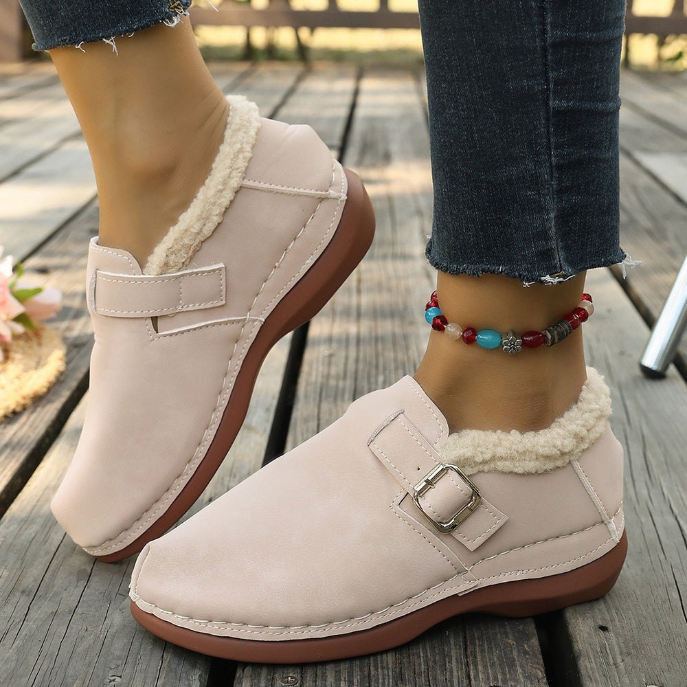 summer new arrival: wholesale plus-size women's casual comfort slip-on fuzzy slippers for export