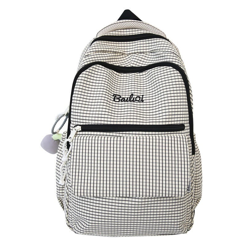 The upper body of the schoolbag is so comfortable. k-style cute style backpack comes with free pendant. large capacity for girls. wholesale. easiest for match