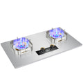 German brand turbocharged double burner cooktop - built-in/countertop lpg/natural gas stove - turbo flame