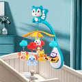 Cross-border newborn crib bell 3-12 months boy and girl baby toy music rotating puzzle rattle bedside bell