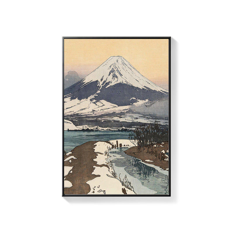 Japanese Mount Fuji decorative painting Ukiyo-e Japanese Japanese Japanese style Japanese style Japanese style restaurant box hanging painting B & B hotel mural