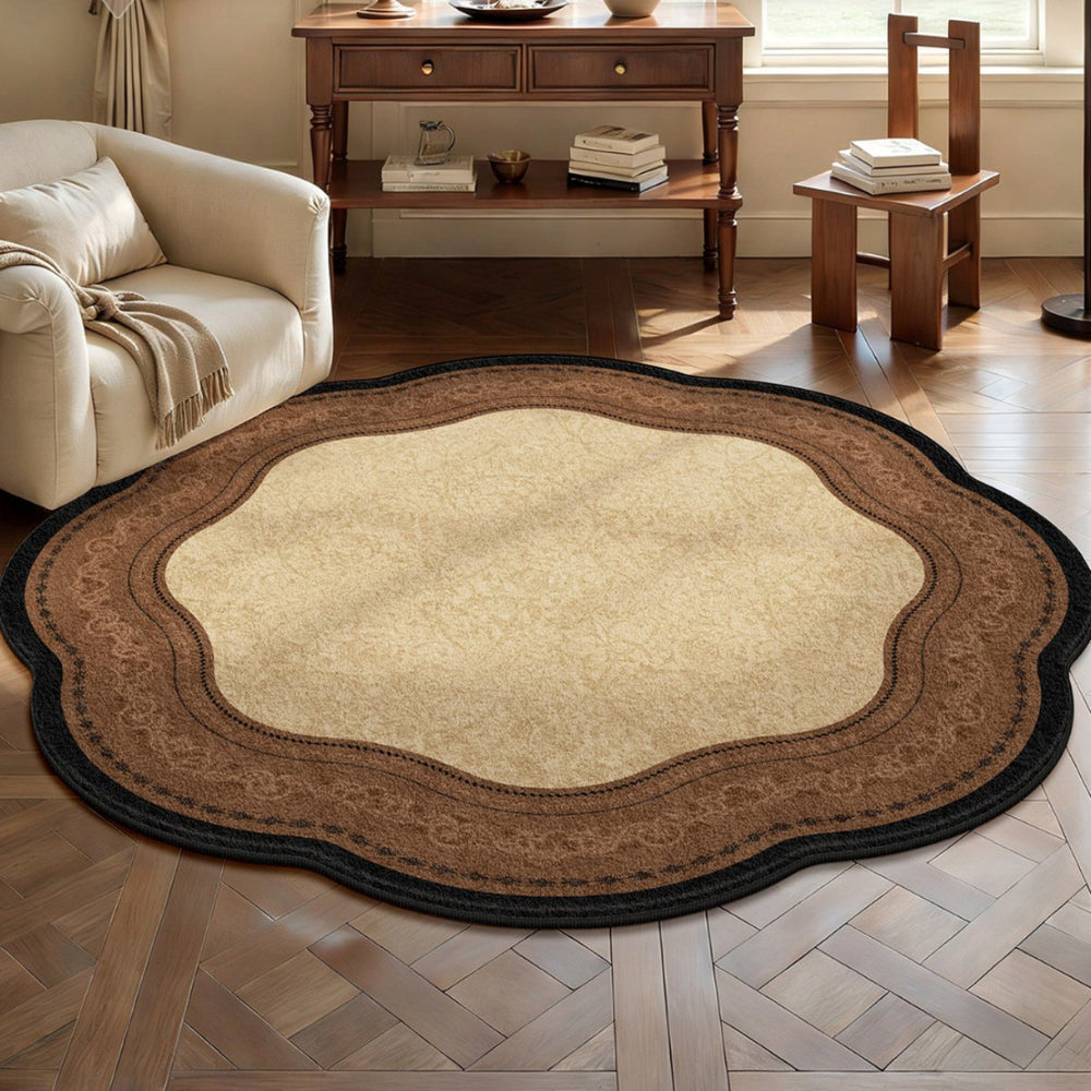 French round carpet  new living room sofa bedroom bedside balcony floor mat non-slip chair computer chair special shape